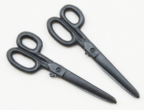 Dollhouse Miniature Scissors, 2 Pcs